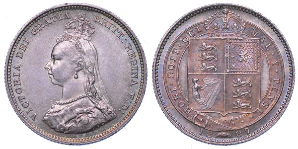 REGNO UNITO. VICTORIA, 1837-1901. Shilling 1887.