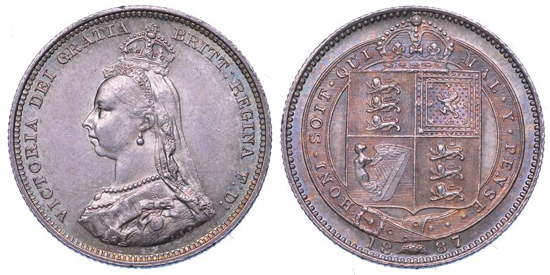 REGNO UNITO. VICTORIA, 1837-1901. Shilling 1887.  - Asta Numismatica Light - Cambi Casa d'Aste