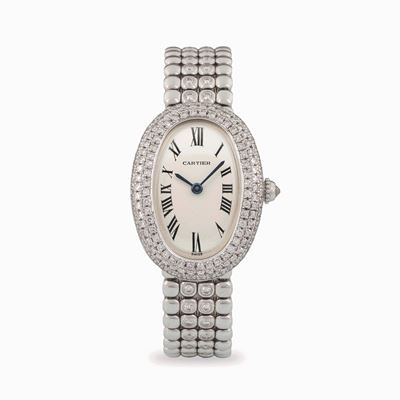 Baignoire Diamonds, oro bianco 18k, diamanti, circa 1990