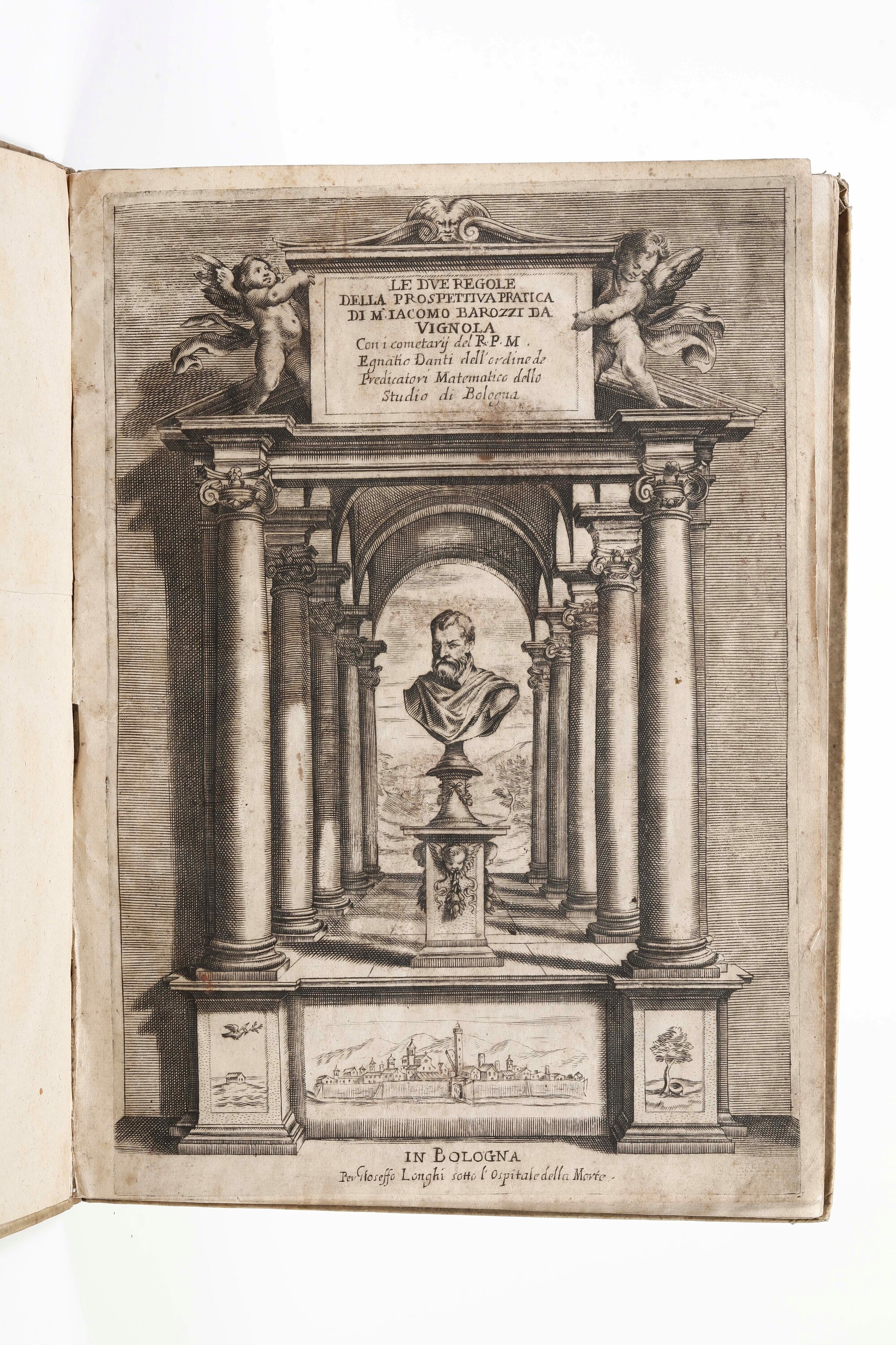 Barozzi, Iacopo detto Vignola, Le due regole della prospettiva pratica, In-folio, Bologna, 1682