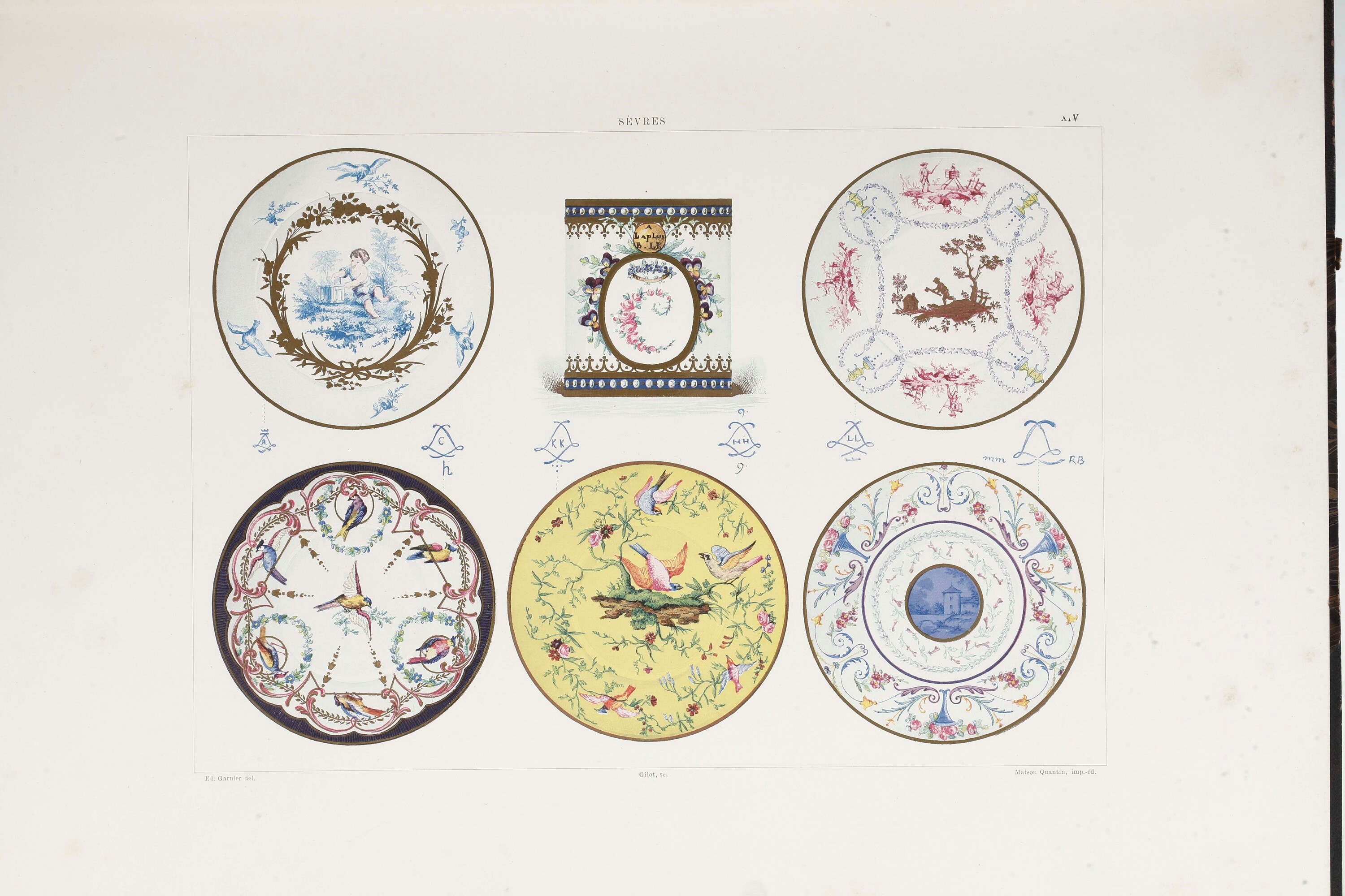 Garnier, Eduard, Le Porcelaine Tendre de Sèvres, in-folio atlantico