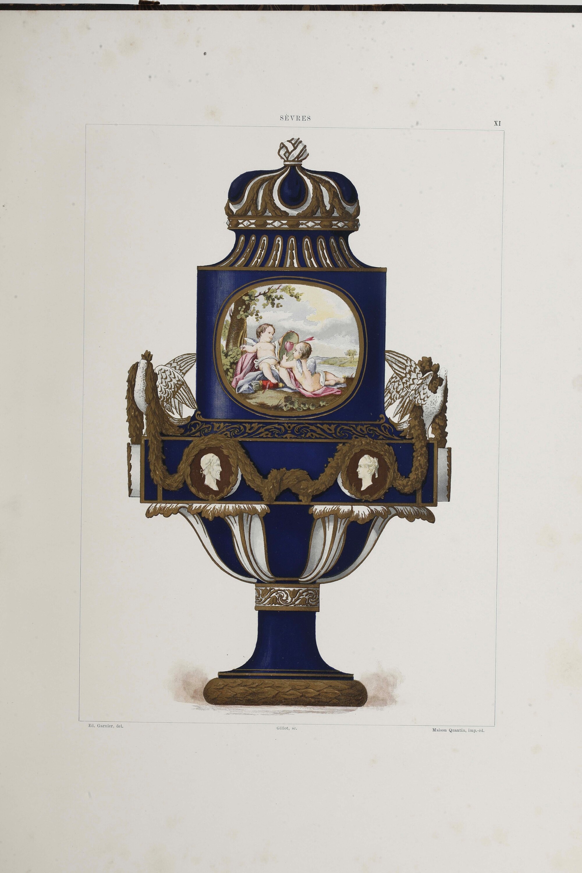 Garnier, Eduard, Le Porcelaine Tendre de Sèvres, in-folio atlantico