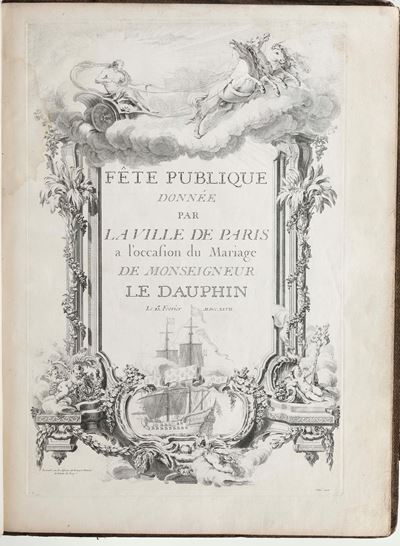Autore sconosciuto, Fêtes publiques données par la ville de Paris à l'occasion du Mariage de Mons...