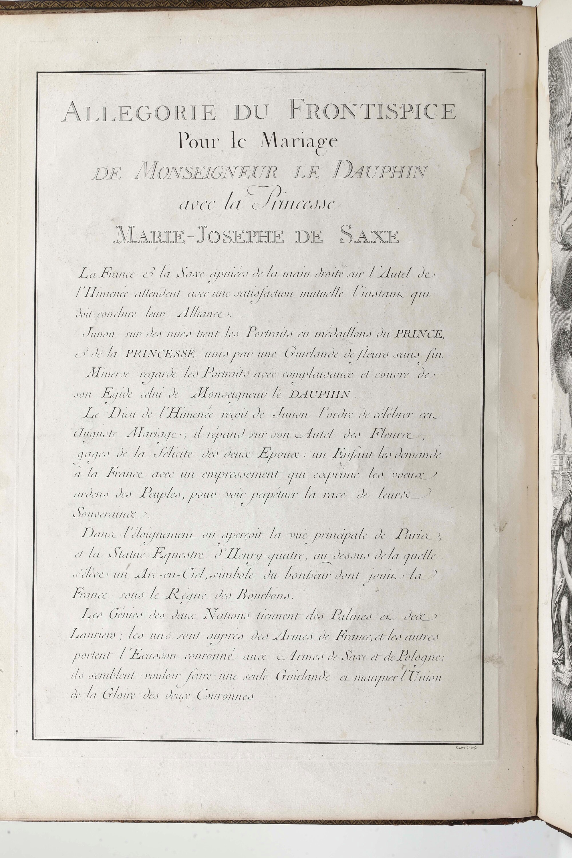 Autore sconosciuto, Fêtes publiques données par la ville de Paris à l'occasion du Mariage de Mons...