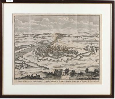 Basire, A View of Casal, incisione calcografica