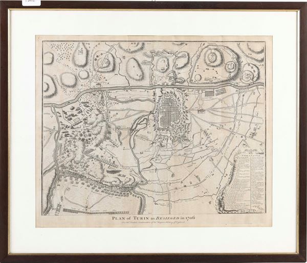 Basire, Isaac (1704-1768) Plan of Turin as besieged in 1706..