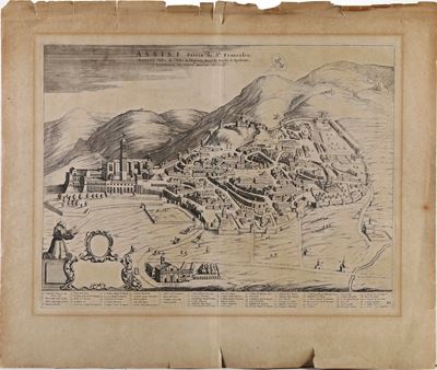 Mortier, Assisi. Patria di San Francesco, incisione su lastra