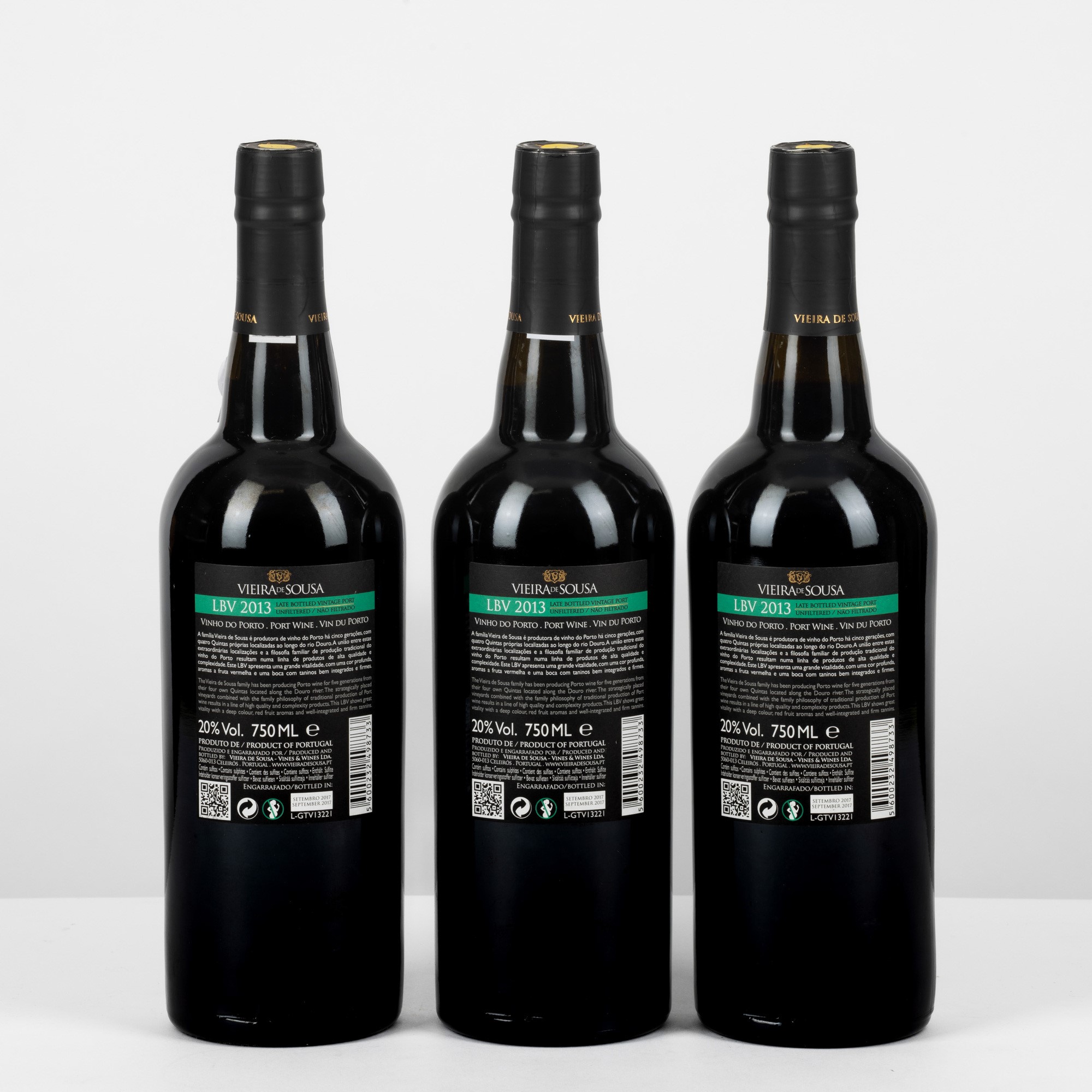 Vieira De Sousa, Porto 2013 - 3 bottiglie, 75cl