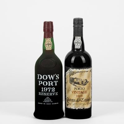 Dow's, Quinta Do Estanho 1989 e Dow's Reserve 1972, Due bottiglie di Porto vintage