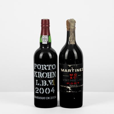 Krohn, Porto Vintage 2004 e Martinez, Porto Vintage 1967 - 2 bottiglie da 75cl