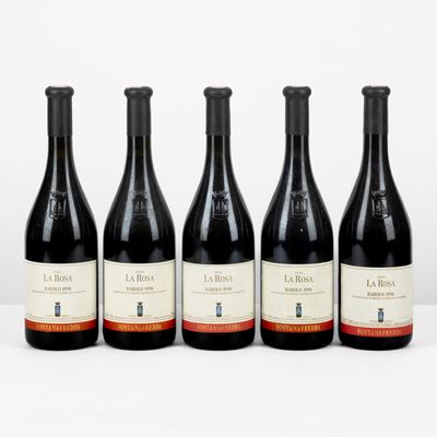 Barolo, Vigna La Rosa Fontanafredda, 1998 e 1996, 5 bottiglie