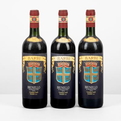 Barbi, Brunello Di Montalcino 1992, 3 bottiglie da 75 cl