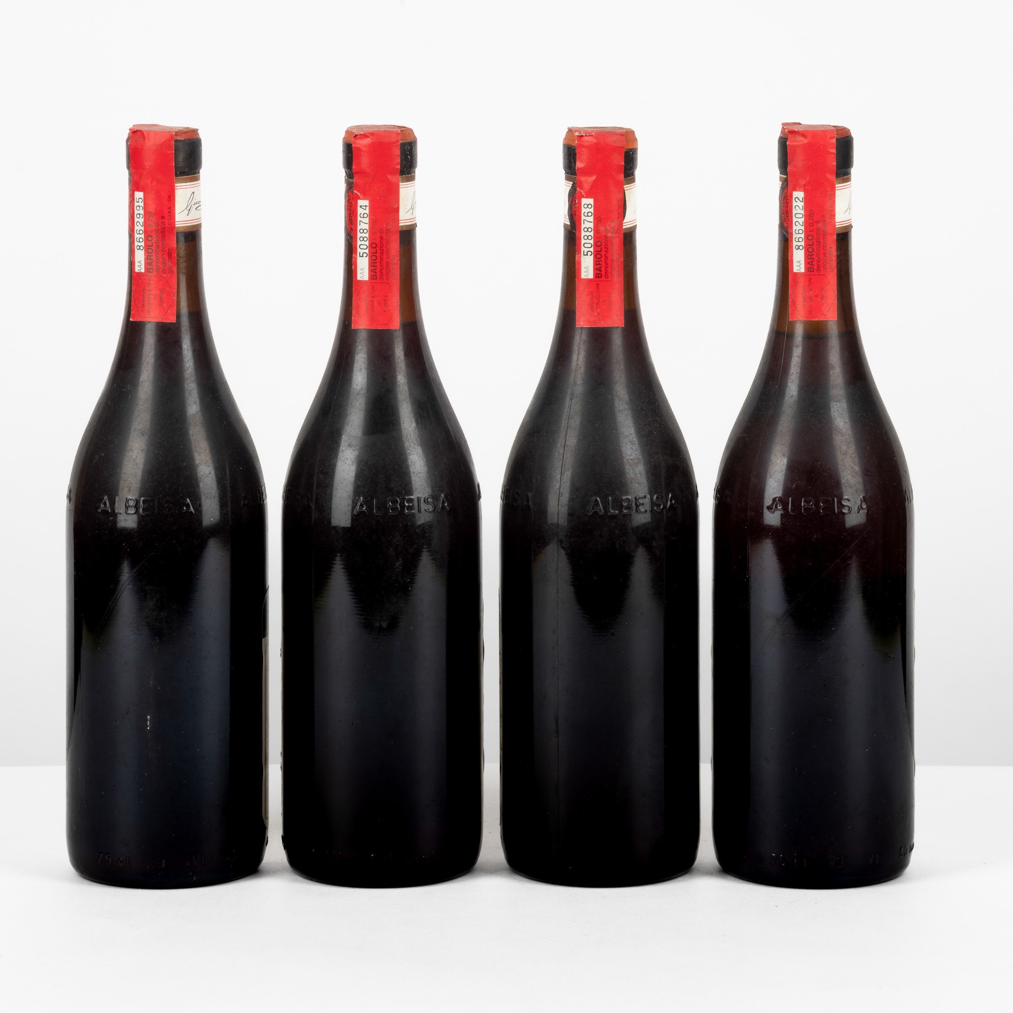 Giacomo Borgogno, Barolo 1980, 4 bottiglie da 75 cl