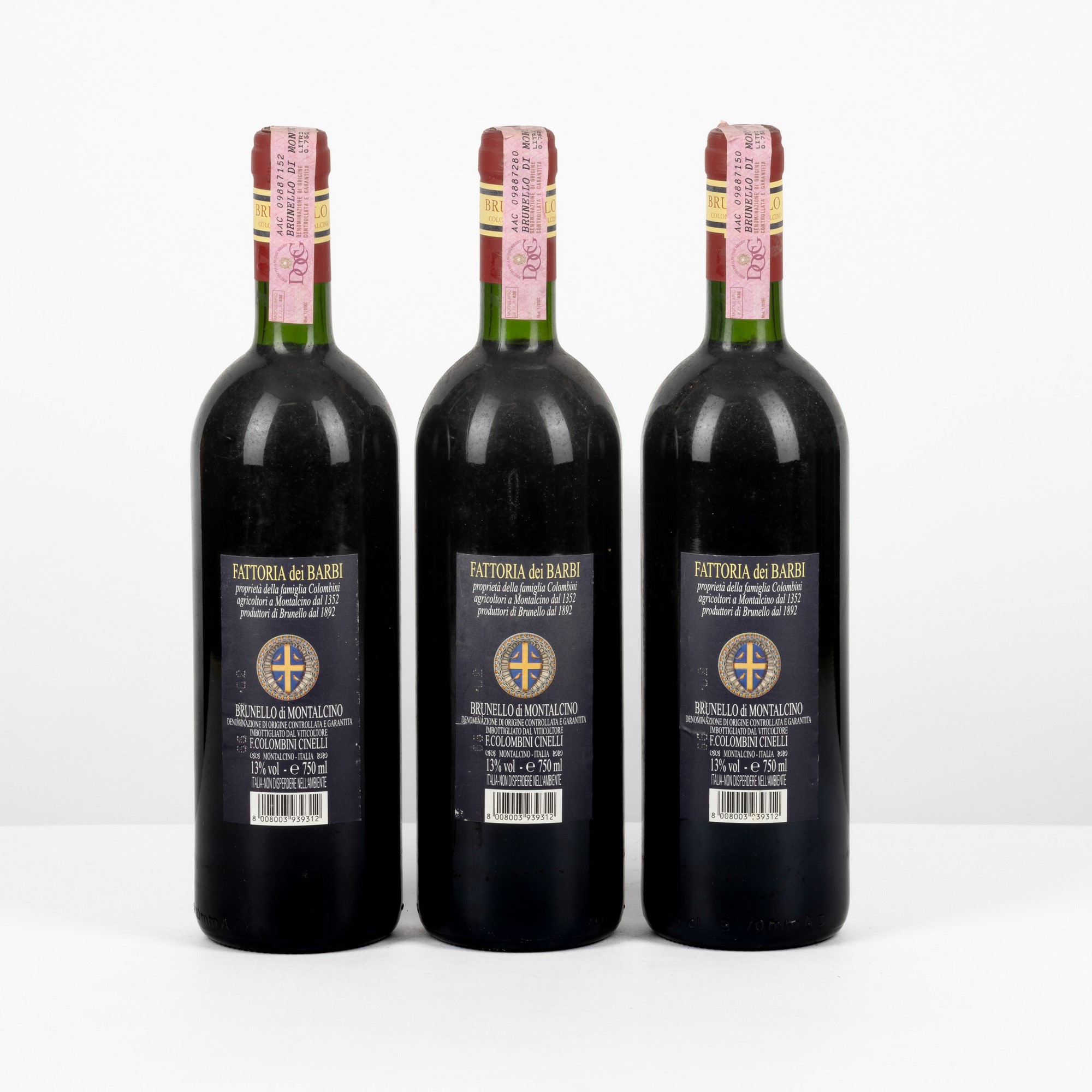 Barbi, Brunello Di Montalcino 1994, 3 bottiglie da 75cl