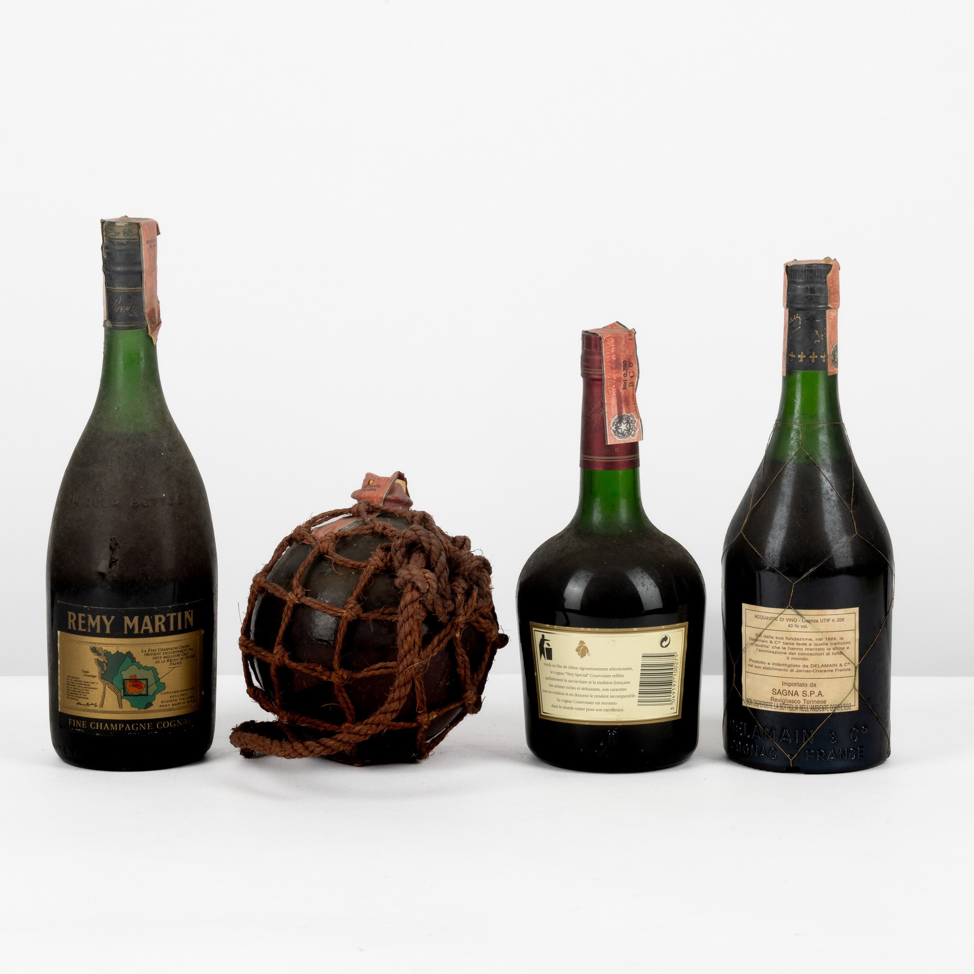 Selezione di Cognac: Courvoisier, Delamain, Remy Martin e Gautier Prestige