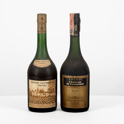 Chateau De Fontpinot, Cognac Grande Champagne, 73cl, 40% Vol e Reserve, 70cl, 41% Vol