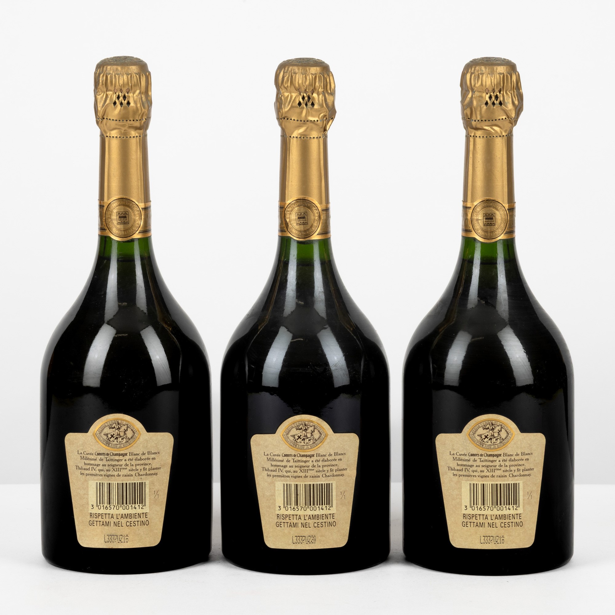 Taittinger, Comtes De Champagne 1986 - 2 Bottiglie da 75cl