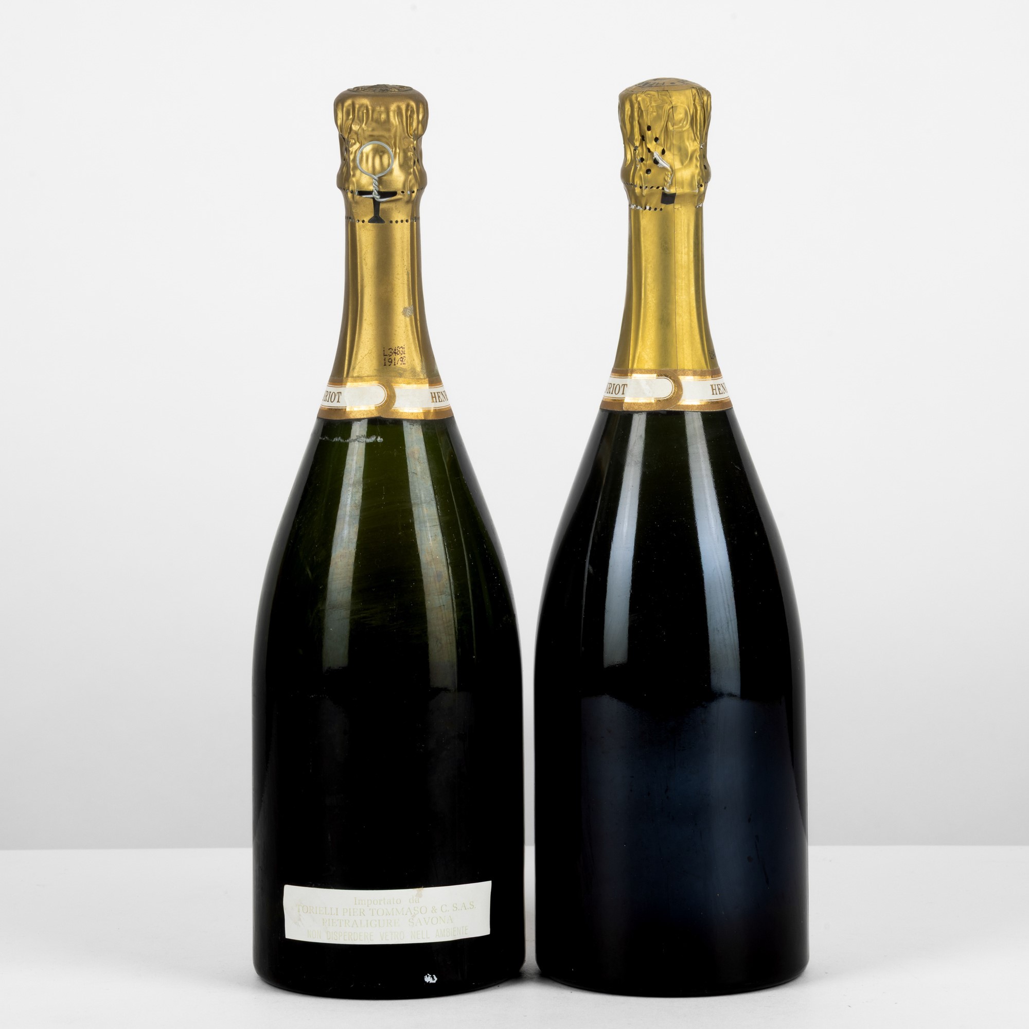 Henriot, Champagne Cuvee Baccarat, 1983 & 1985, 2 bottiglie da 75cl