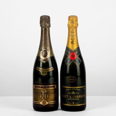 Louis Roederer, Champagne Brut 1994 e Moet & Chandon, Champagne Millesime 1990
