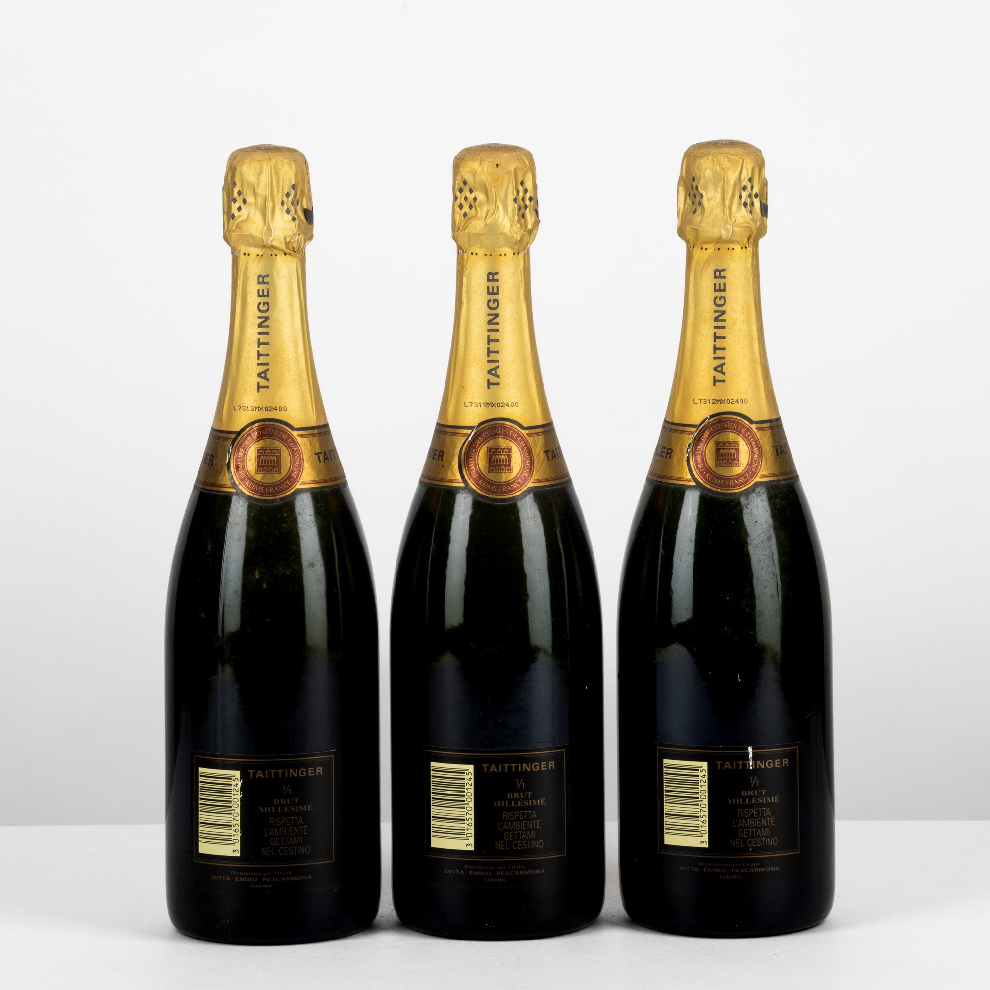 Taittinger, Champagne Millesimè 1991 - 3 Bottiglie da 75cl