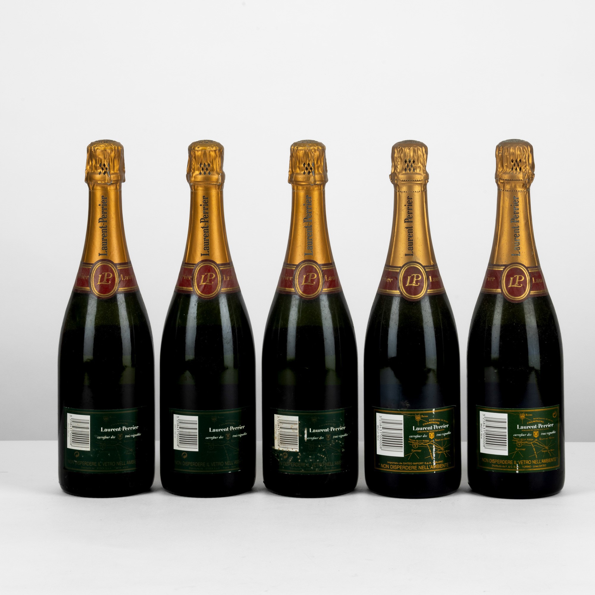 Laurent Perrier, Champagne Brut, 5 Bottiglie da 75cl