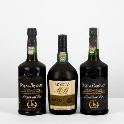 Morgan, Porto Vintage 10 Years 1977 e Doque De Braganca 20 Years