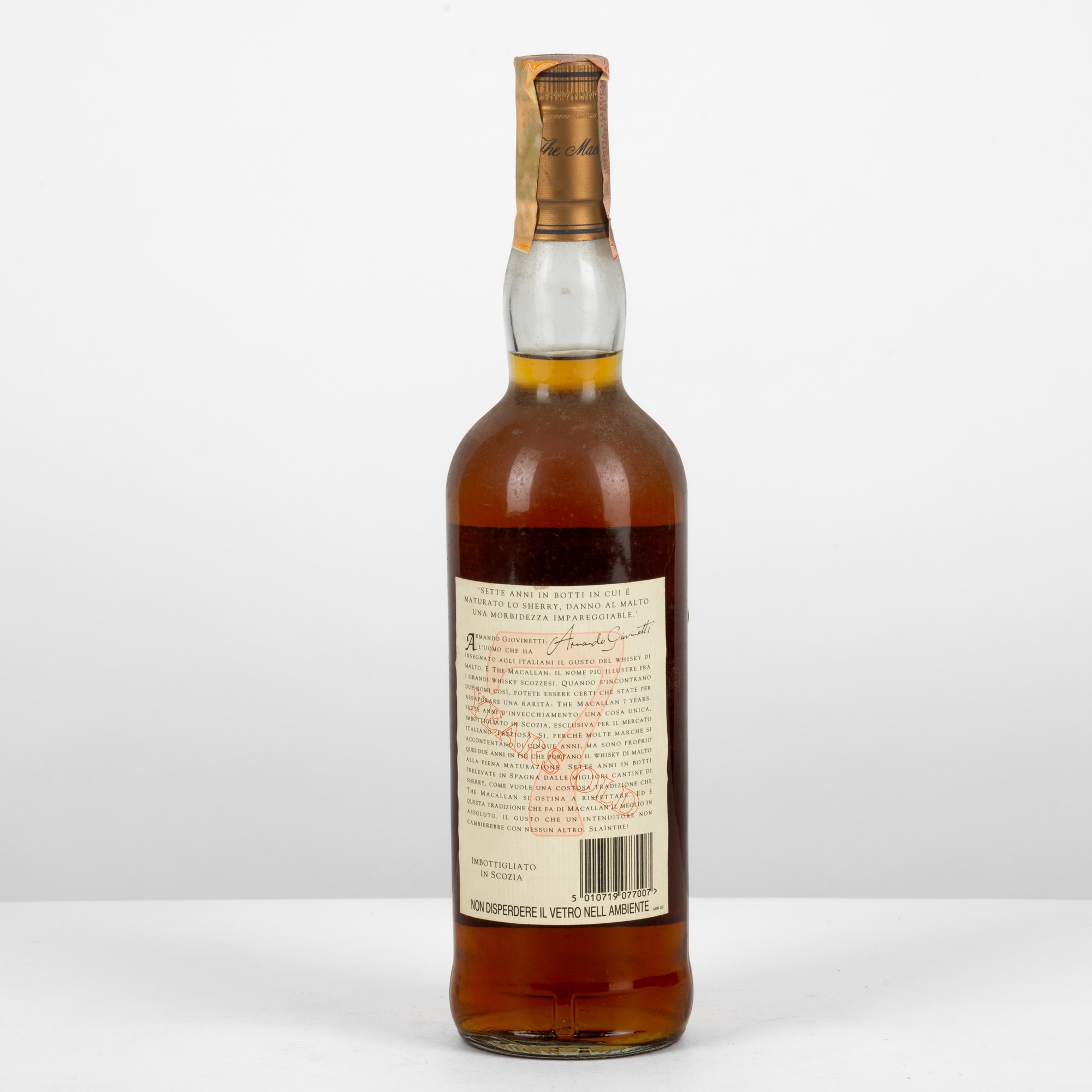 The Macallan, Scotch Whisky Malt 7 Years, 70cl