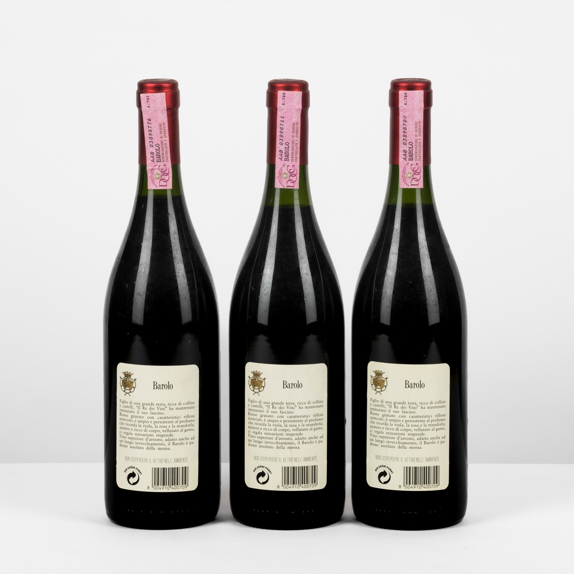 Marchesi di Barolo, Barolo 1989 - 3 Bottiglie