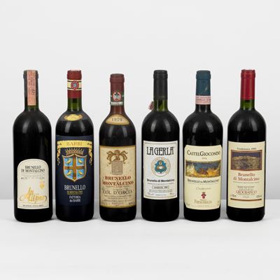 Brunello Di Montalcino, Selezione di vintages dal 1979 al 1996 (6 bottiglie, 75 cl)