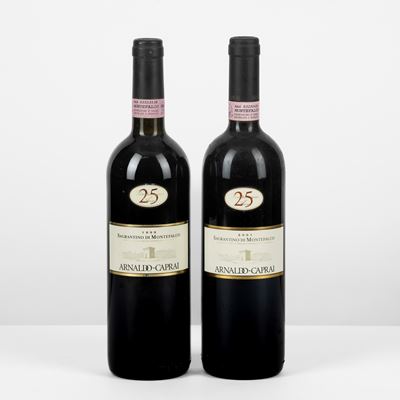 Sagrantino di Montefalco Riserva Arnaldo Caprai, Annate 2001 e 1999 (2 Bottiglie, 75 cl)