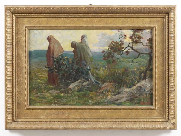 Donne in preghiera al vespro