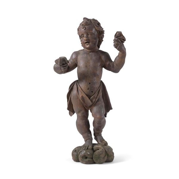 Putto. Scultore barocco del XVII secolo