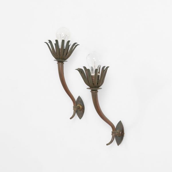 Due lampade da parete