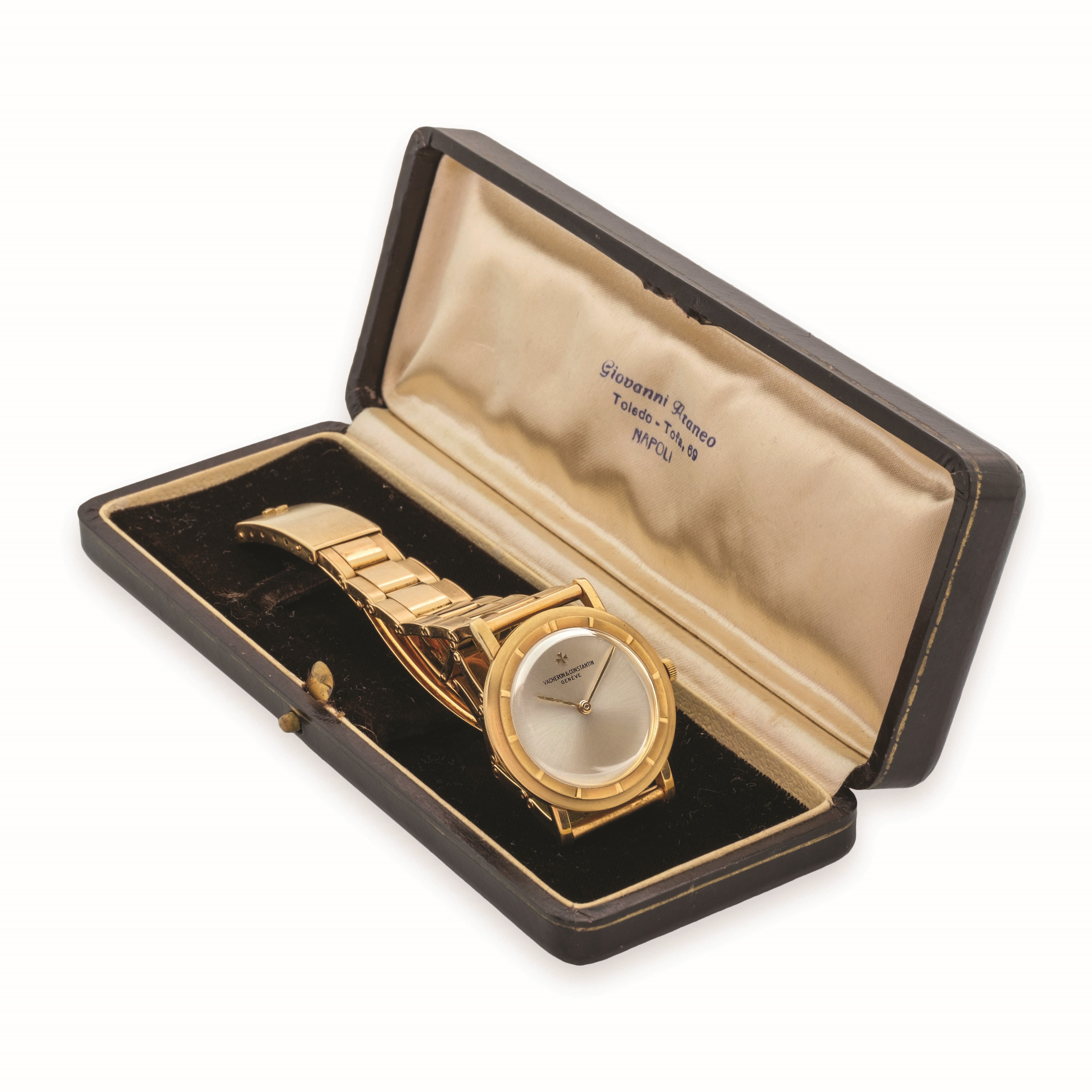 Vacheron & Constantin - Orologio Extra-piatto in oro giallo 18k con bracciale Gay Frères, circa 1...