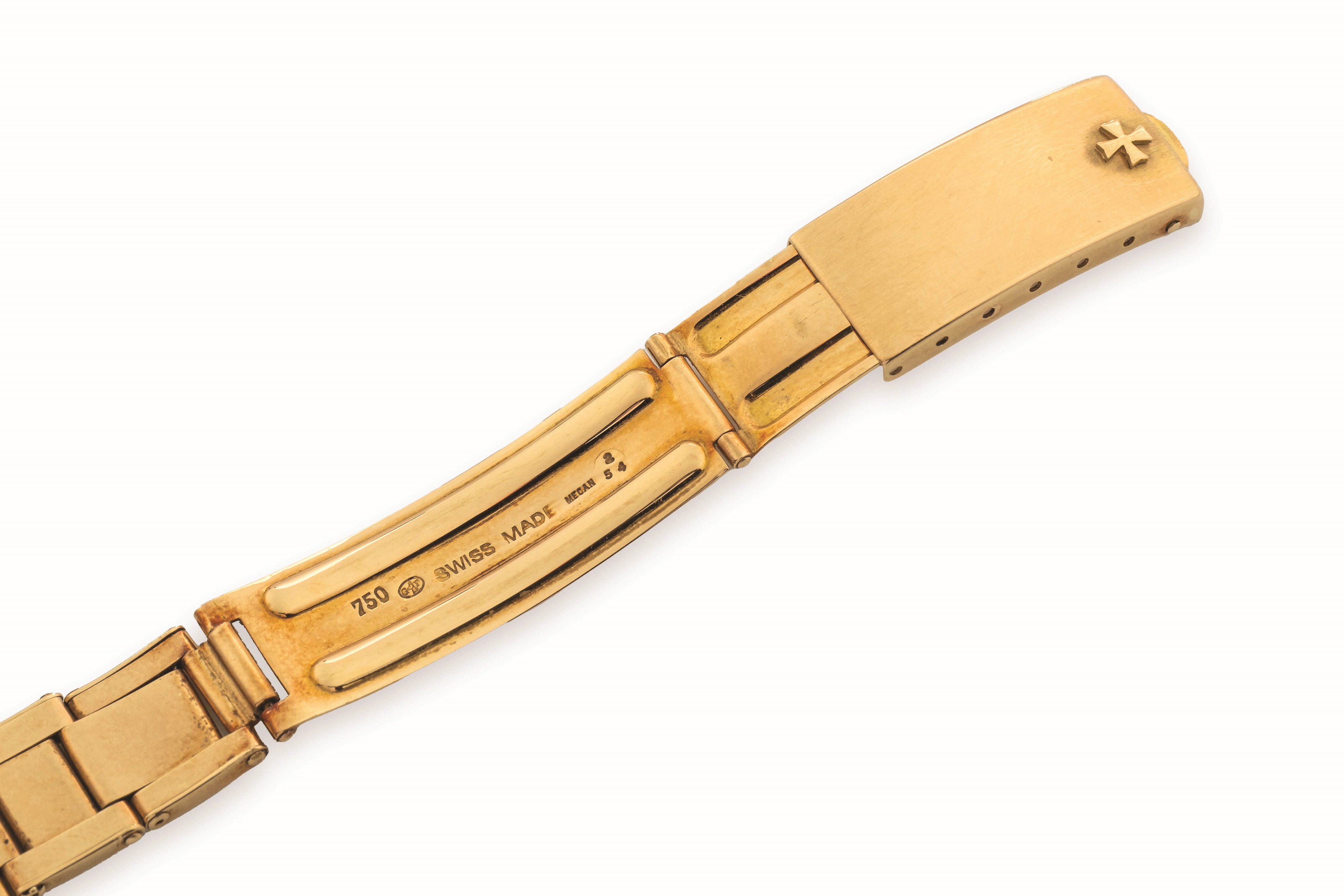 Vacheron & Constantin - Orologio Extra-piatto in oro giallo 18k con bracciale Gay Frères, circa 1...