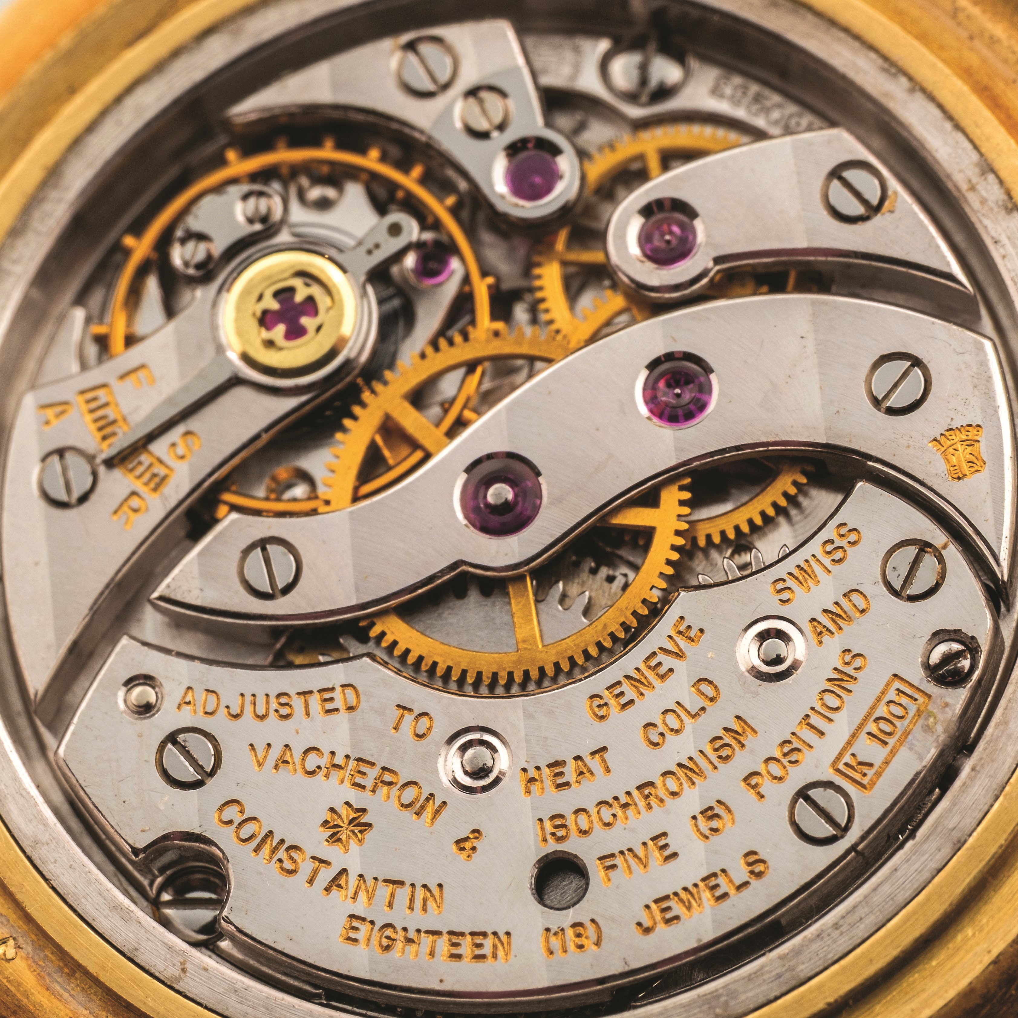 Vacheron & Constantin - Orologio Extra-piatto in oro giallo 18k con bracciale Gay Frères, circa 1...