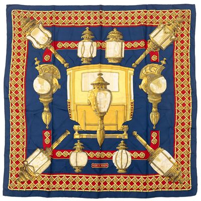 Hermès, Foulard "feux De Route"