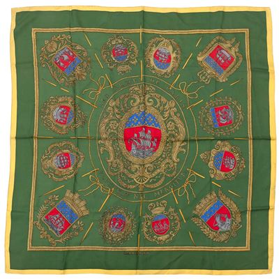 Hermès, Foulard “les Armes De Paris”