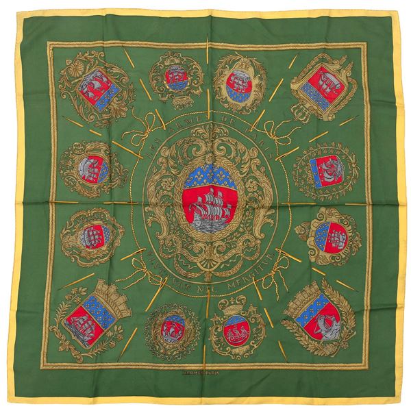 Hermès, Foulard “Les Armes de Paris”