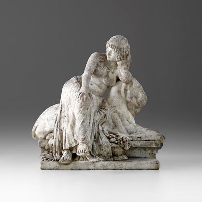 Girolamo Masini, Cleopatra, scultura in marmo