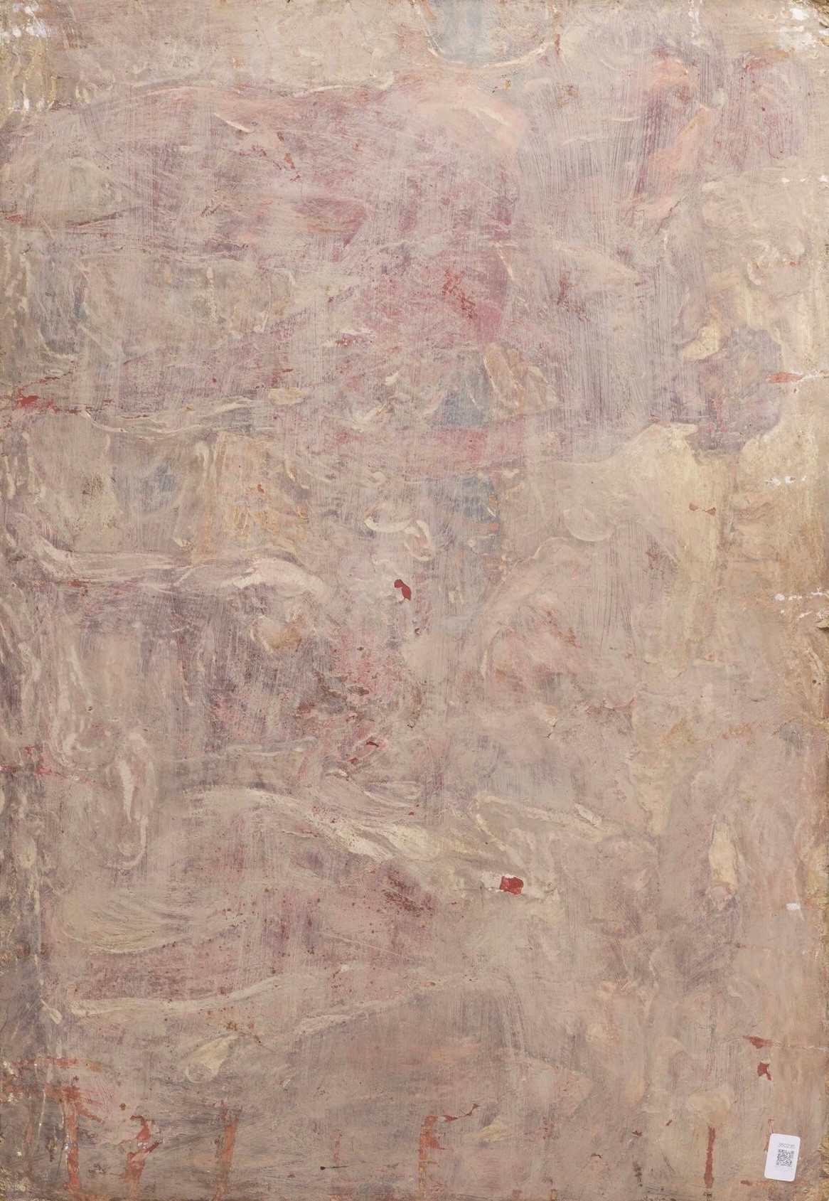 Adolfo De Carolis - Scena allegorica, olio su cartone