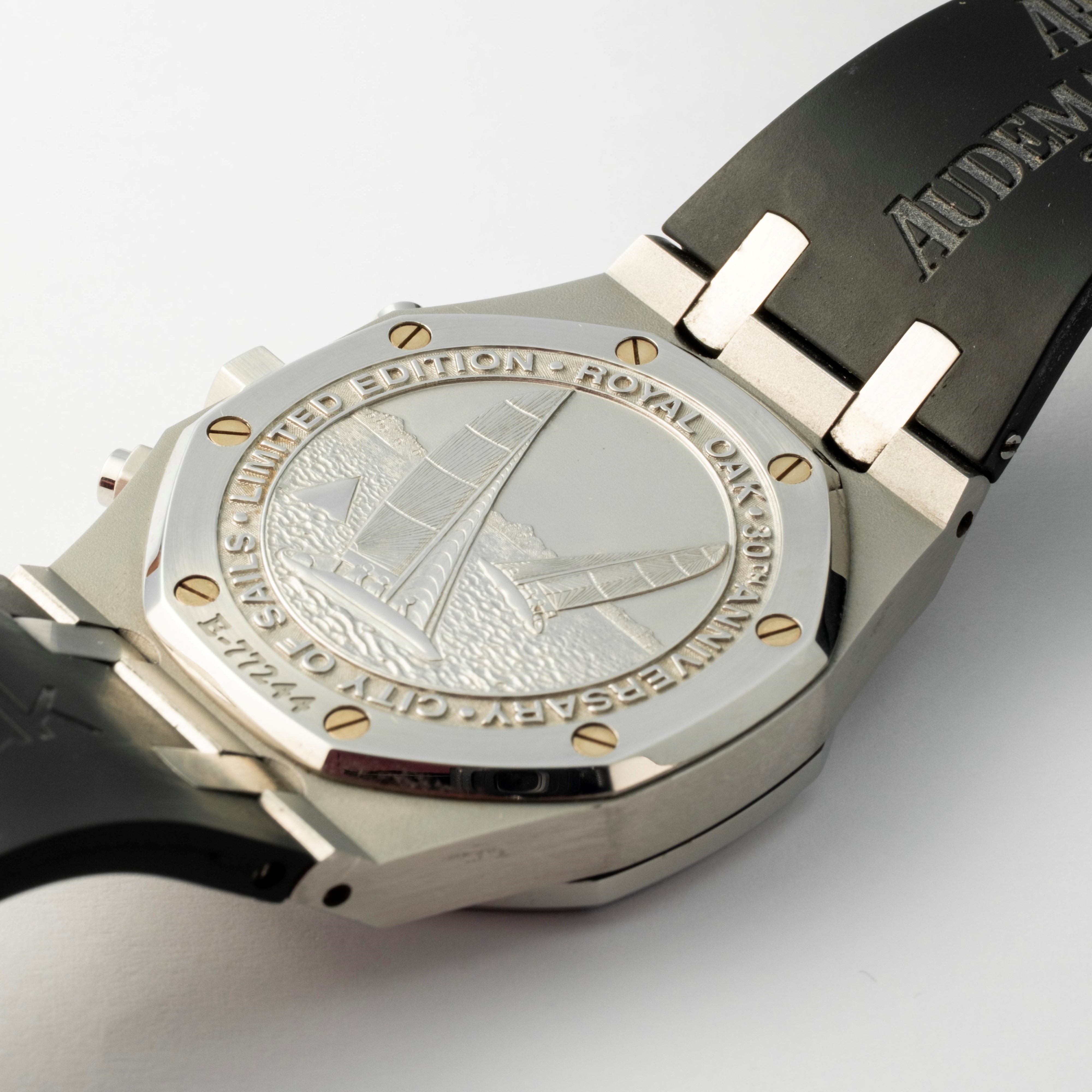 Audemars Piguet - Royal Oak cronografo in acciaio ref. 25979ST, edizione limitata “Alinghi City o...