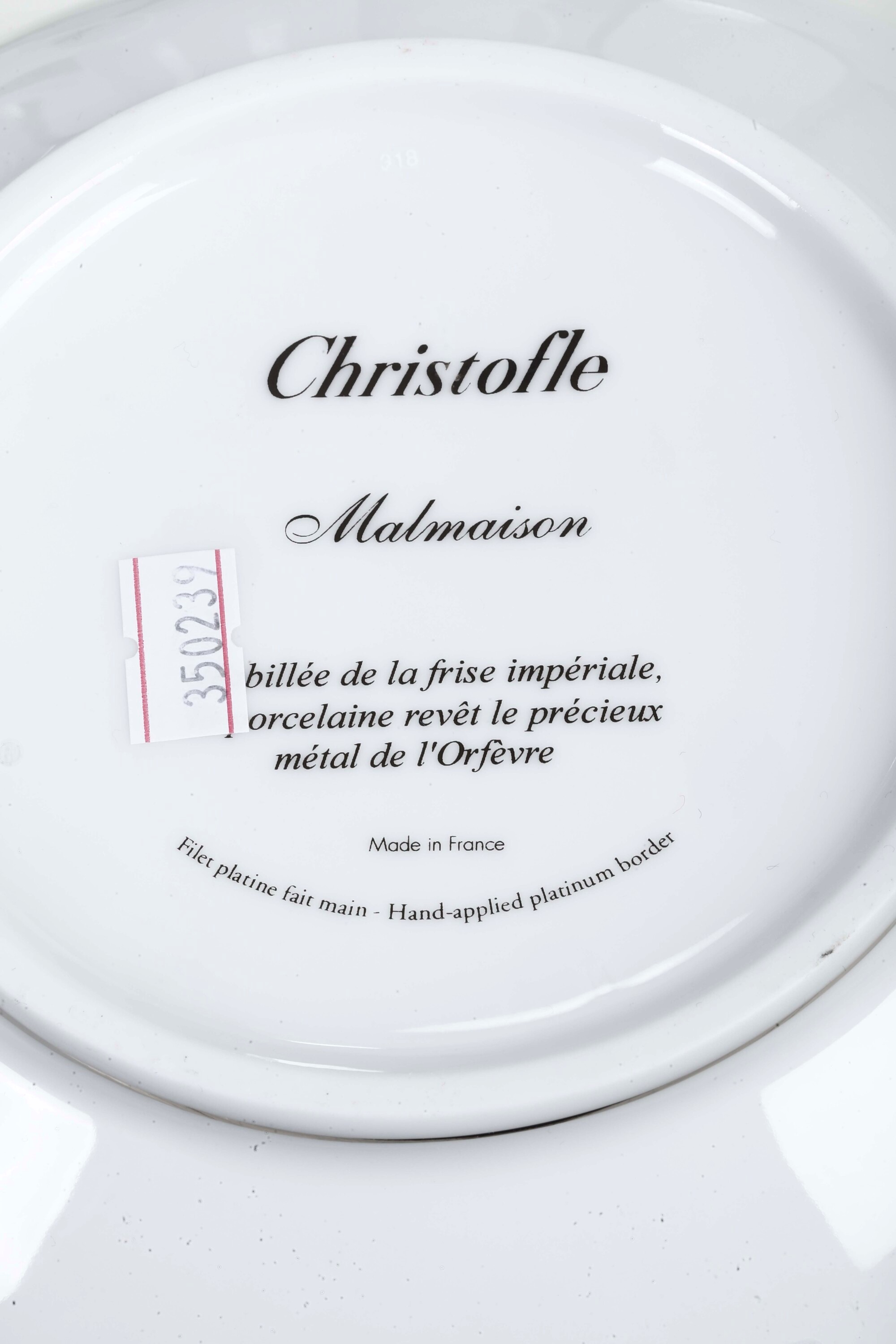 Servizio da Tavola “malmaison” Francia, Manifattura Christofle, XX Secolo