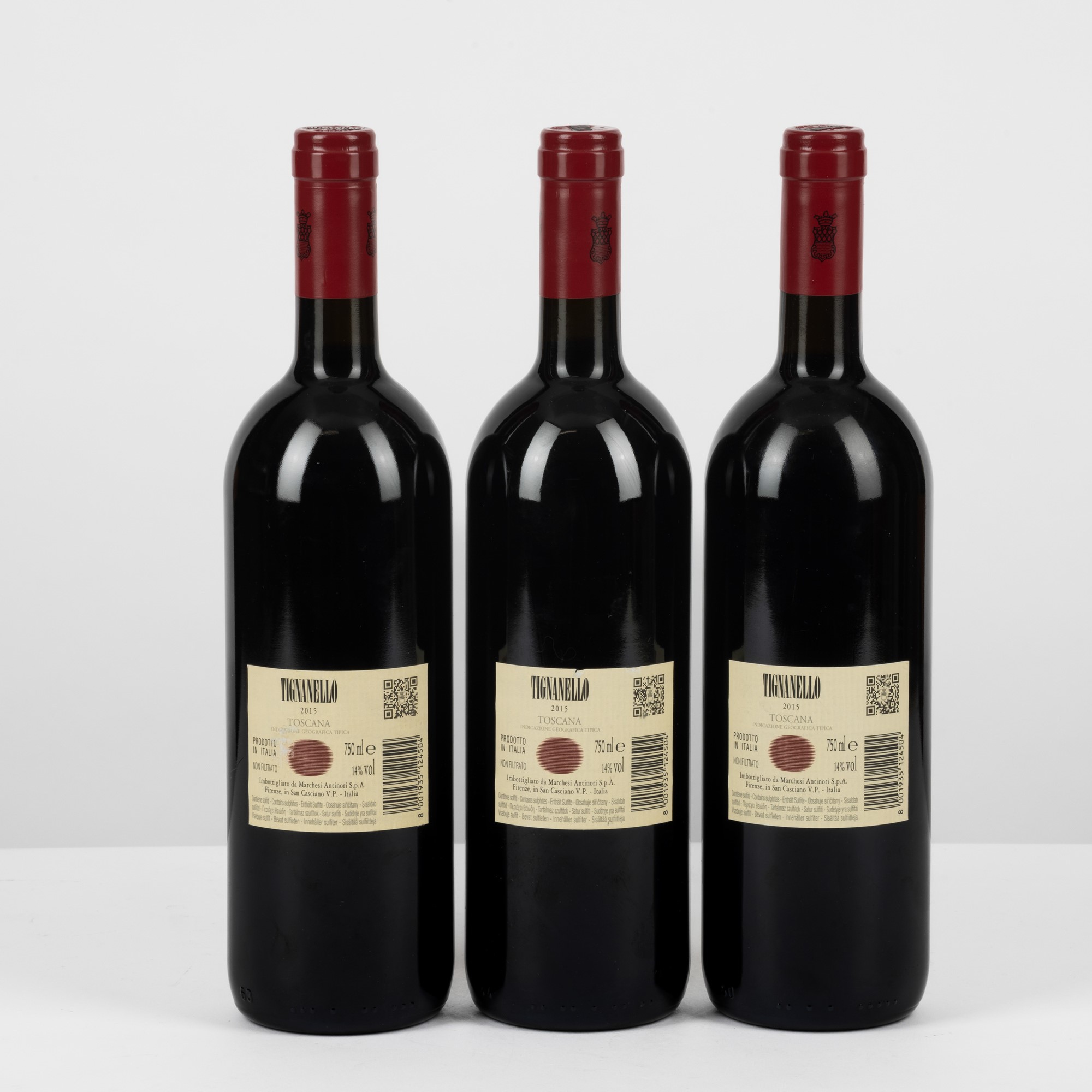 Antinori, Tignanello 2015, 3 bottiglie da 75 cl