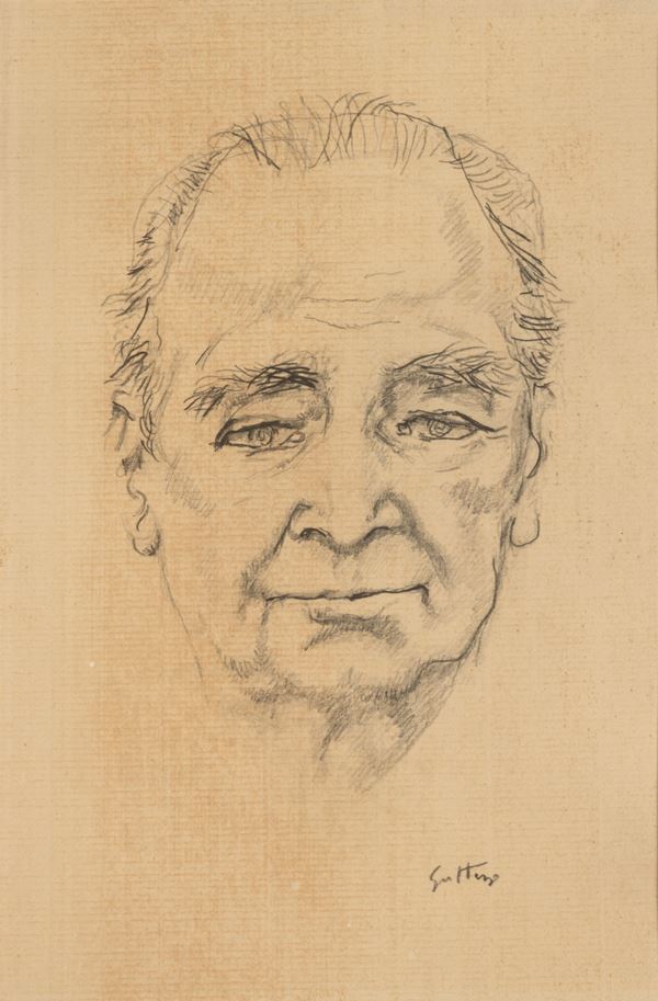 Renato Guttuso - Ritratto di Raffaele Mattioli