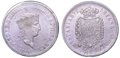 Ferdinando I di Borbone, Piastra da 120 Grana, 1818