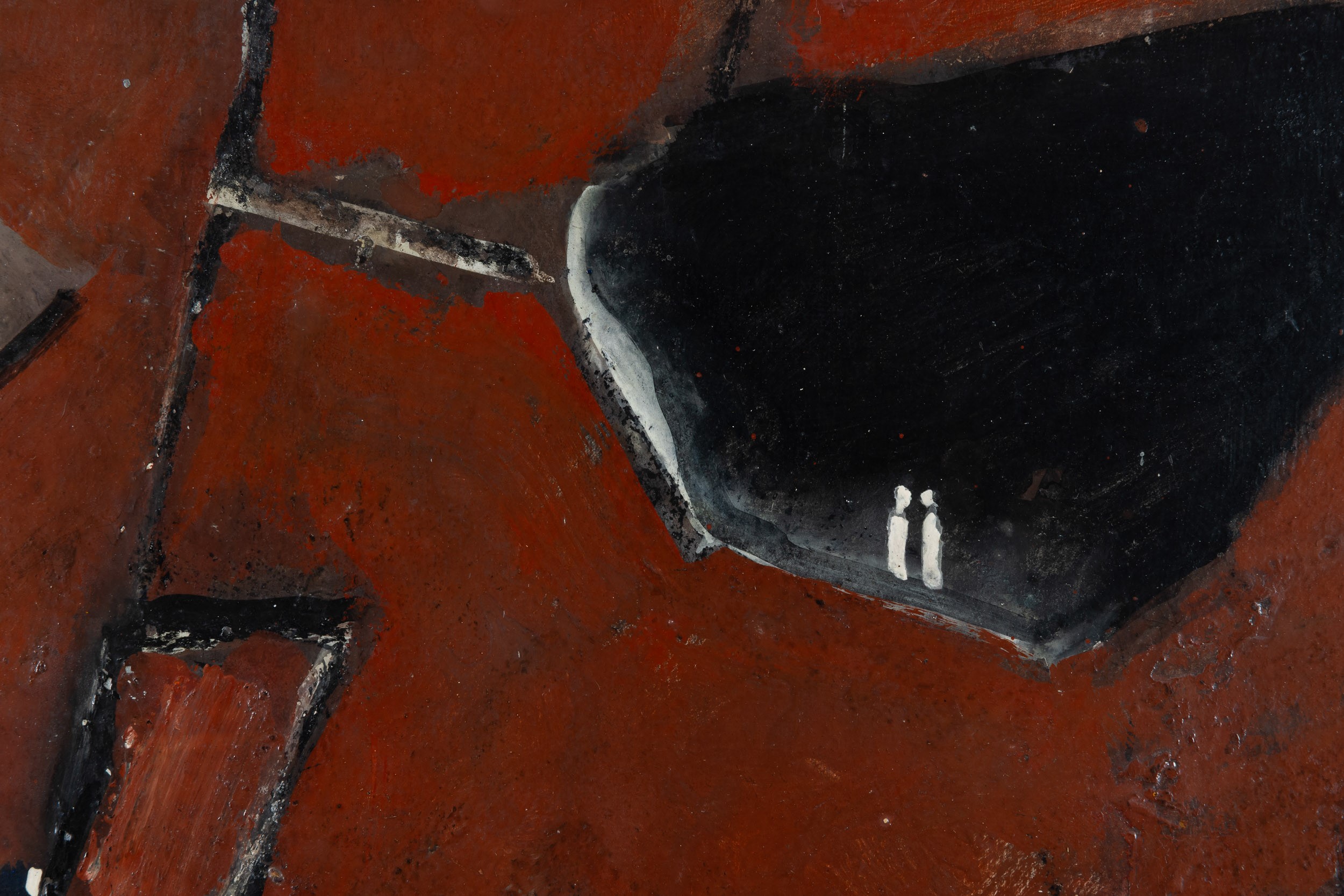 Mario Sironi - Apocalisse - tempera e olio su carta applicata su tela