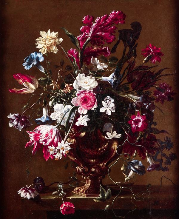 Natura morta con vaso di fiori