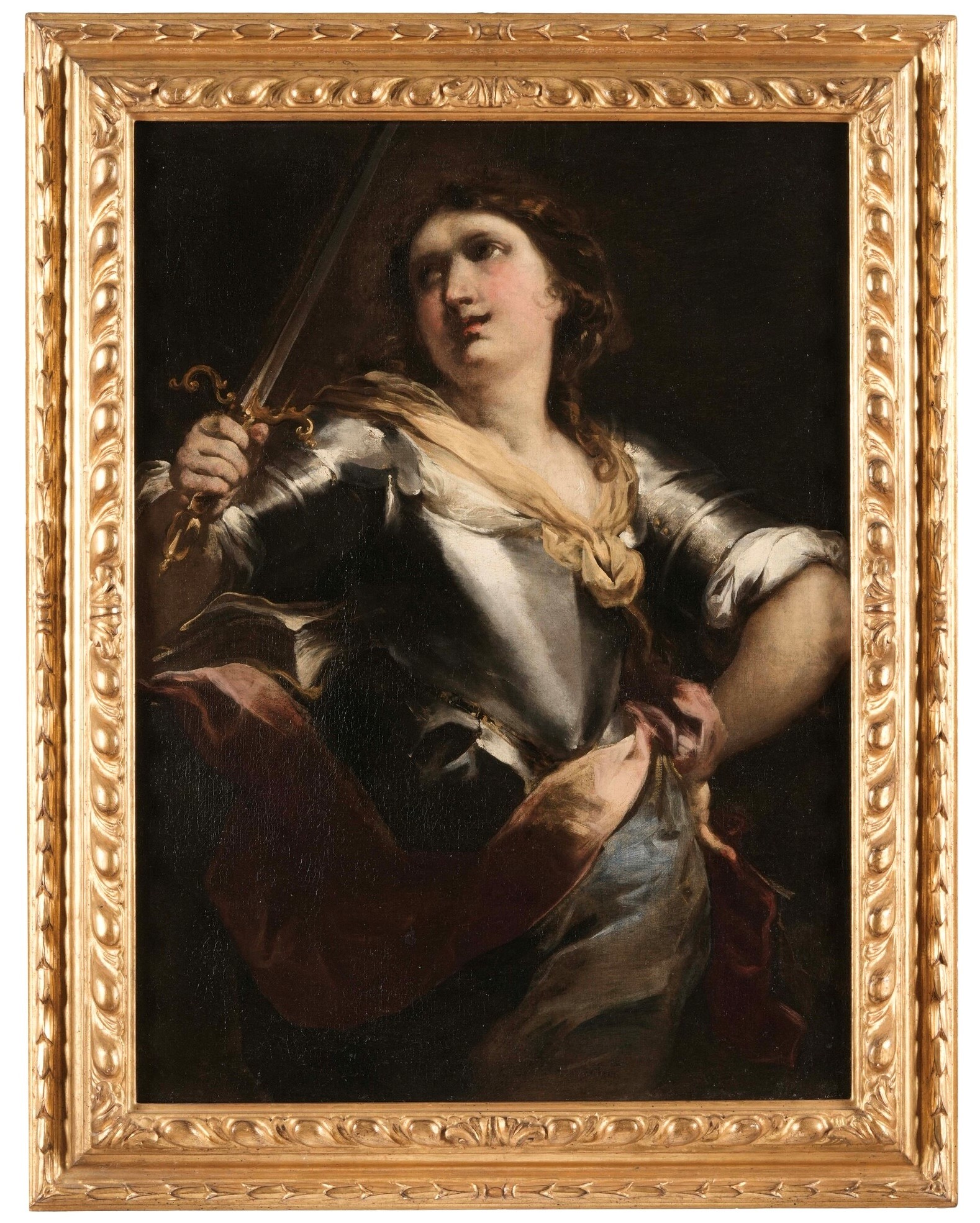 Valerio Castello - Santa Giovanna d'Arco, olio su tela