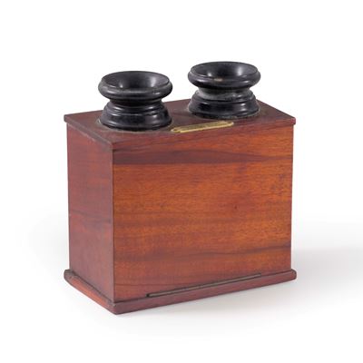 Antico visore per diapositive, cm 13x7,3x15